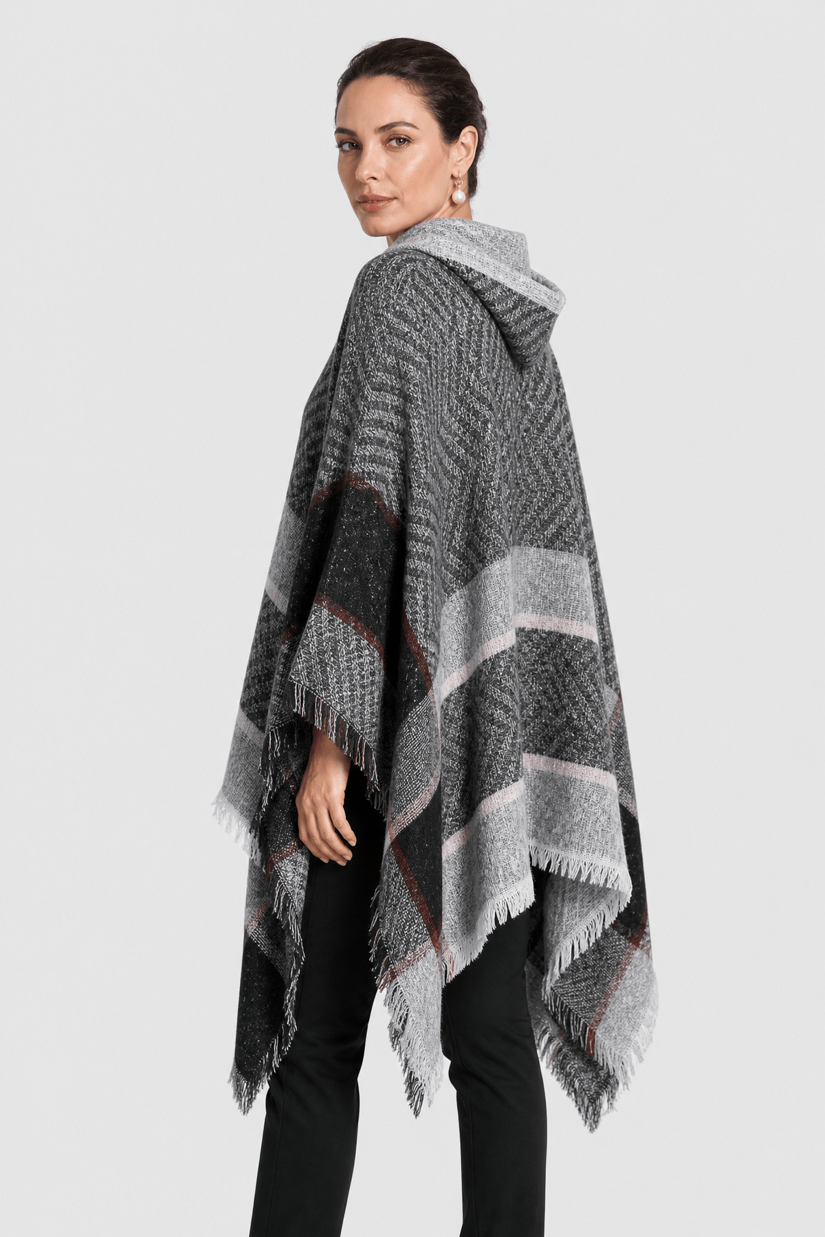 Poncho Pull Femme Hiver