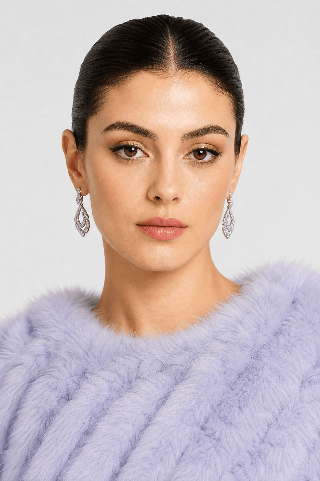 Poncho Pull Fourrure Hiver