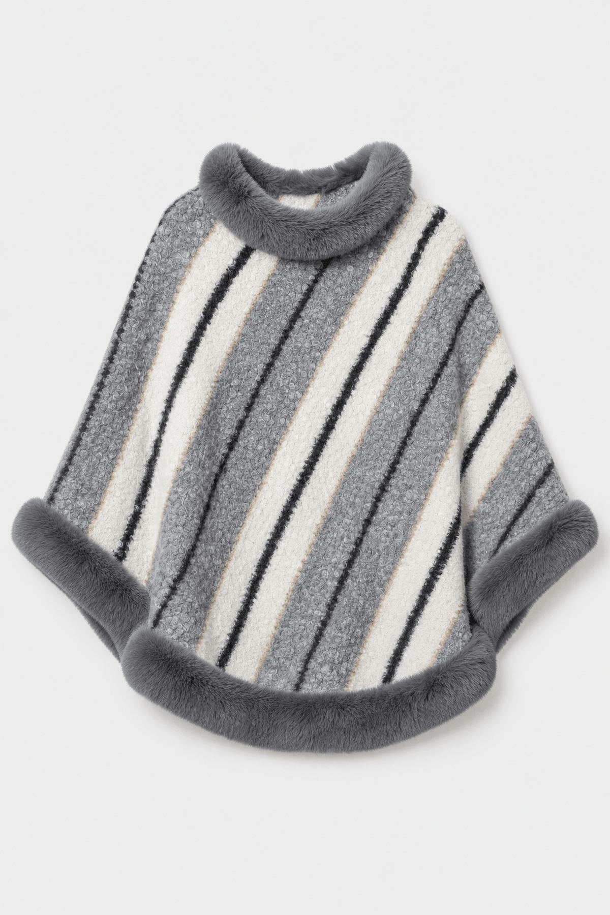 Poncho Pull Grande Taille Femme