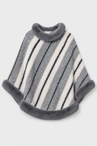 Poncho Pull Grande Taille Femme
