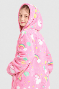 Poncho Rose Fille