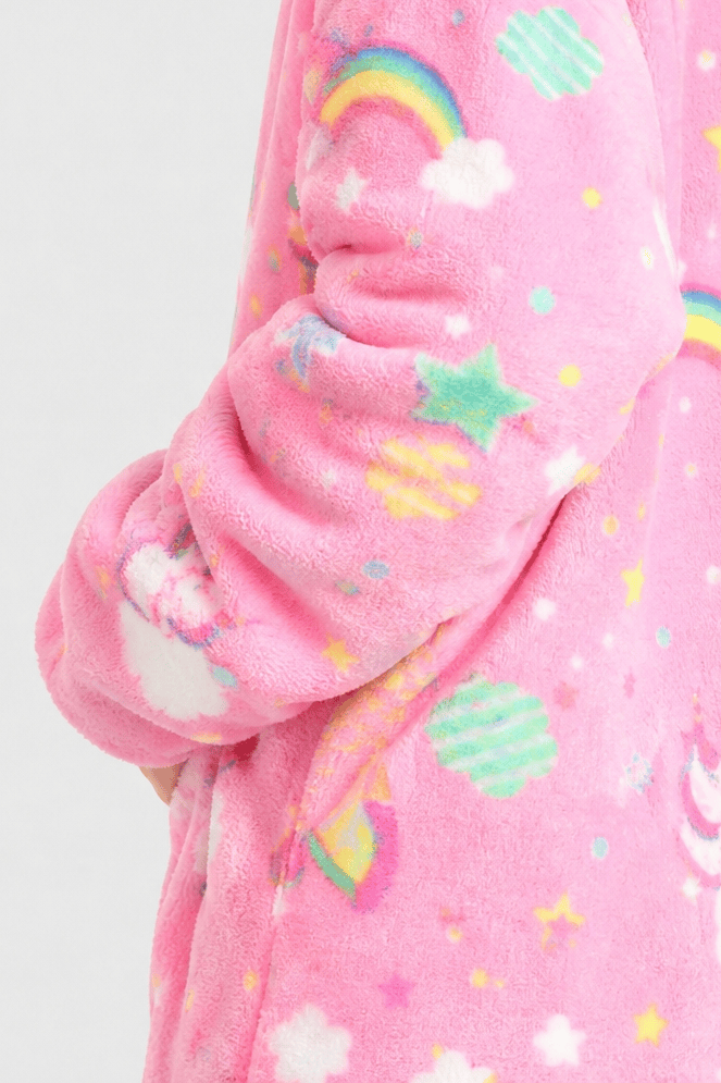 Poncho Rose Fille
