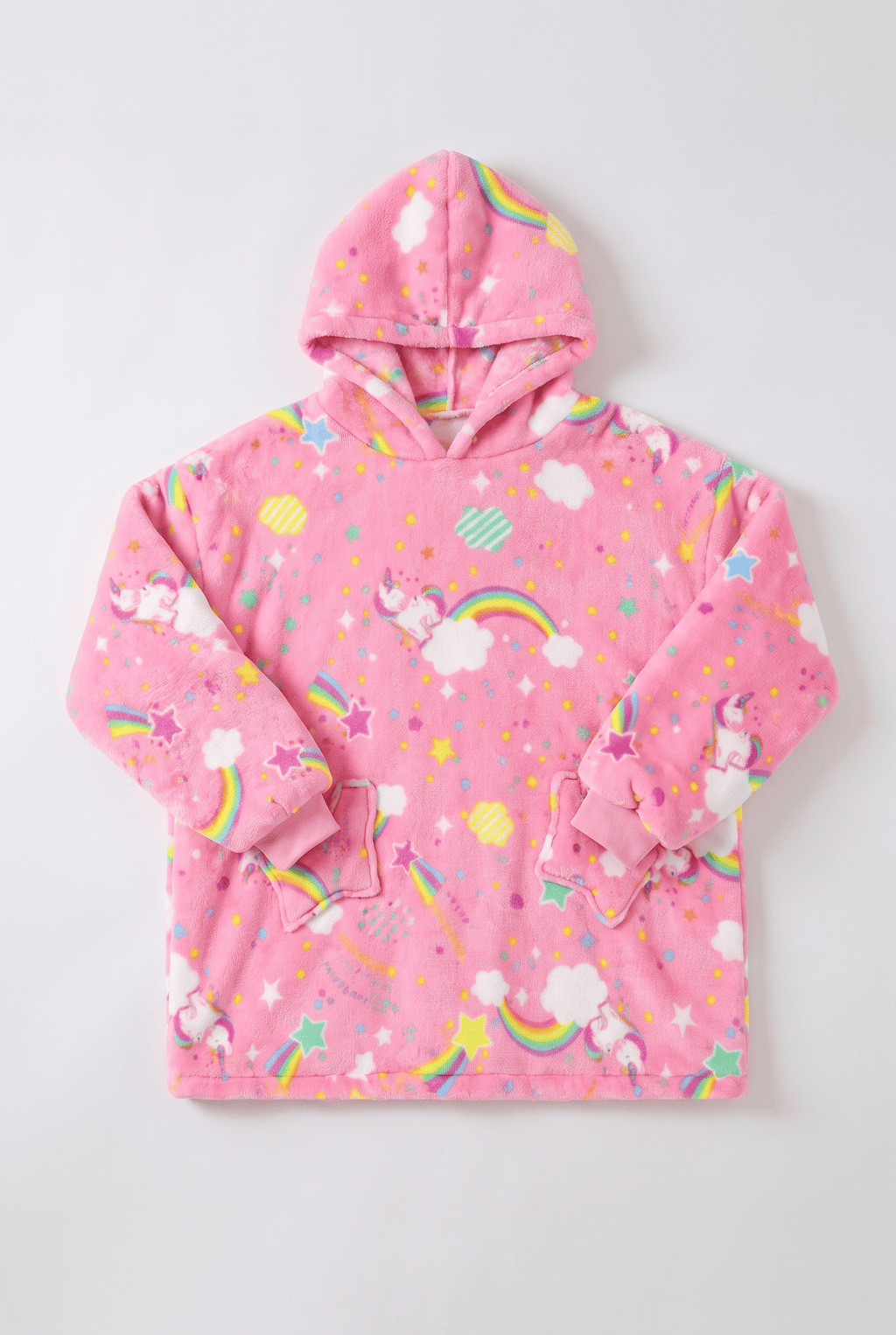 Poncho Rose Fille