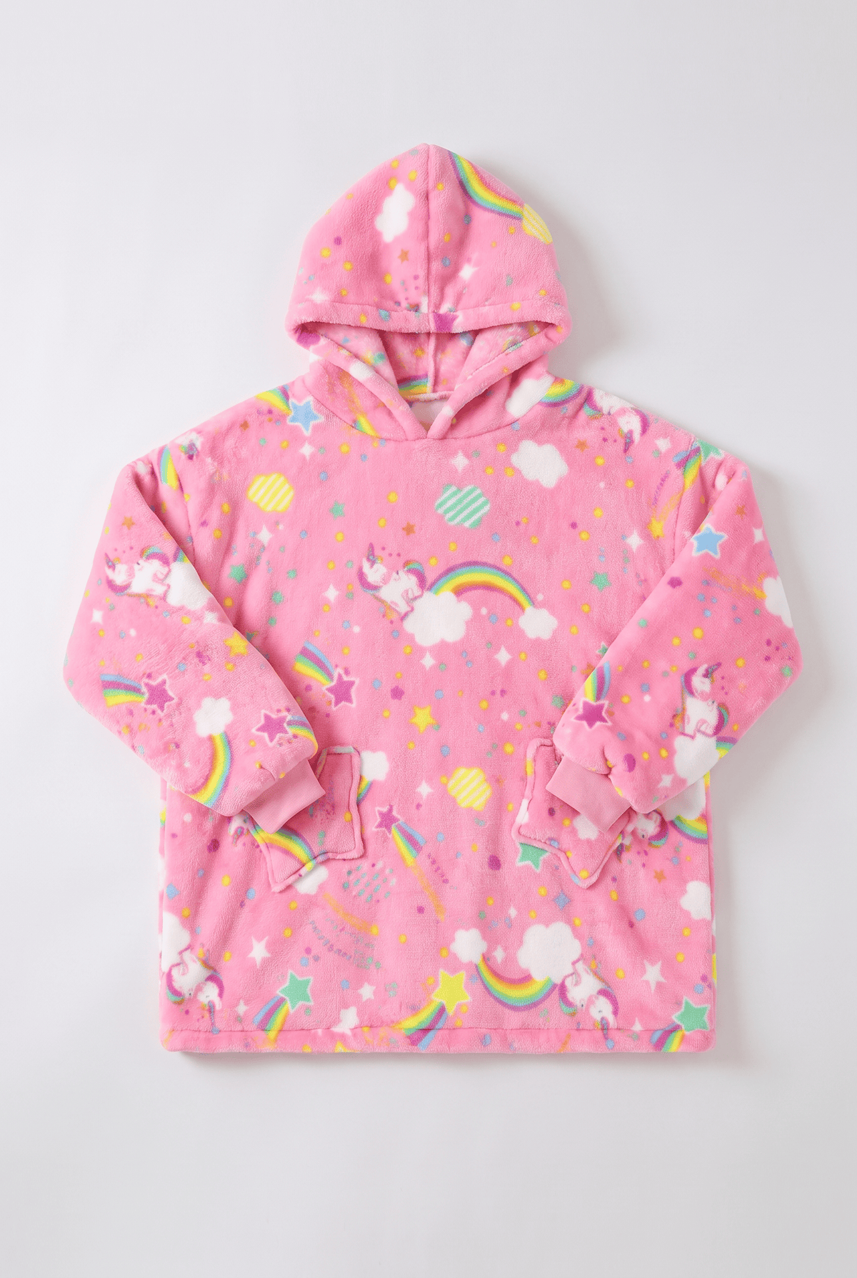 Poncho Rose Fille