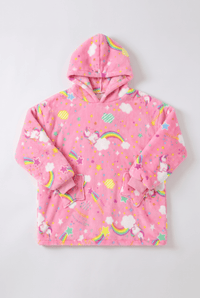 Poncho Rose Fille