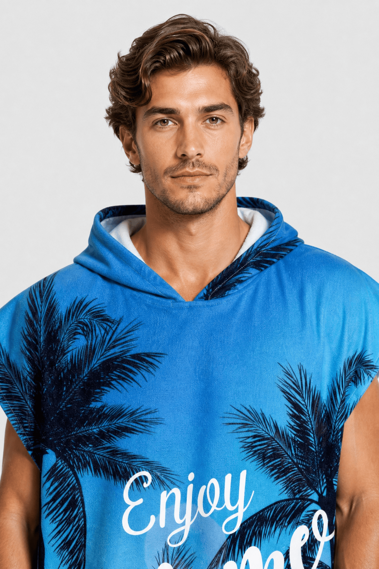 Poncho Surf Adulte avec Capuche