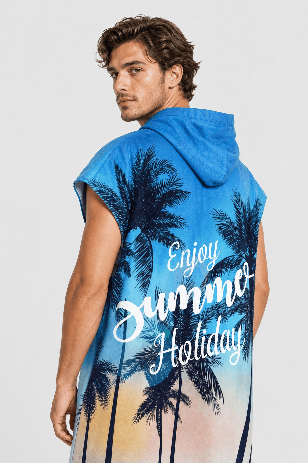 Poncho Surf Adulte avec Capuche