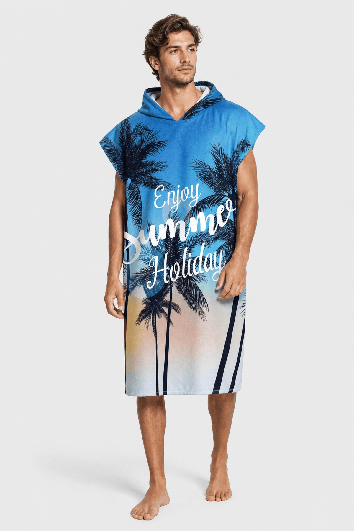 Poncho Surf Adulte avec Capuche