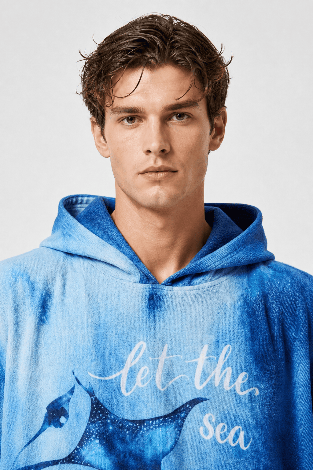 Poncho Surf avec Capuche
