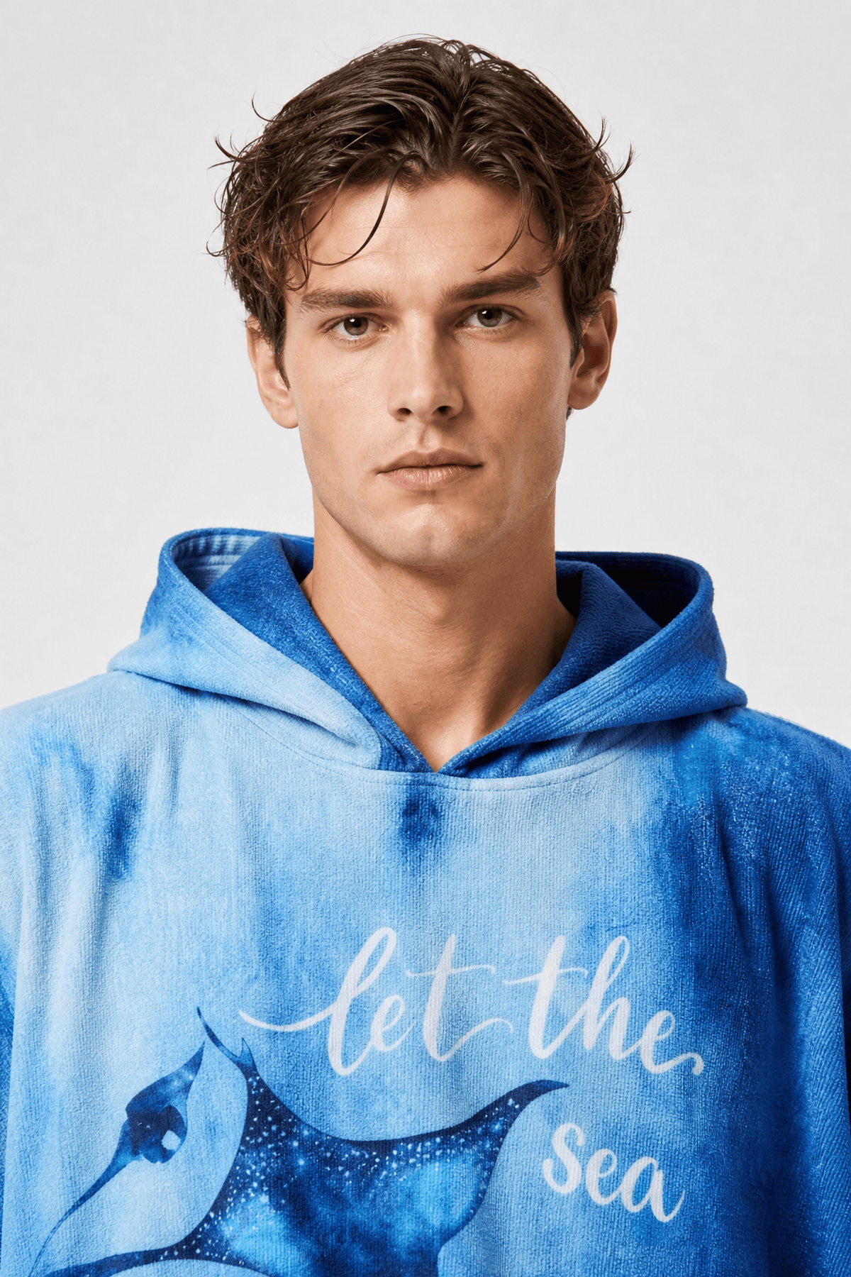 Poncho Surf avec Capuche