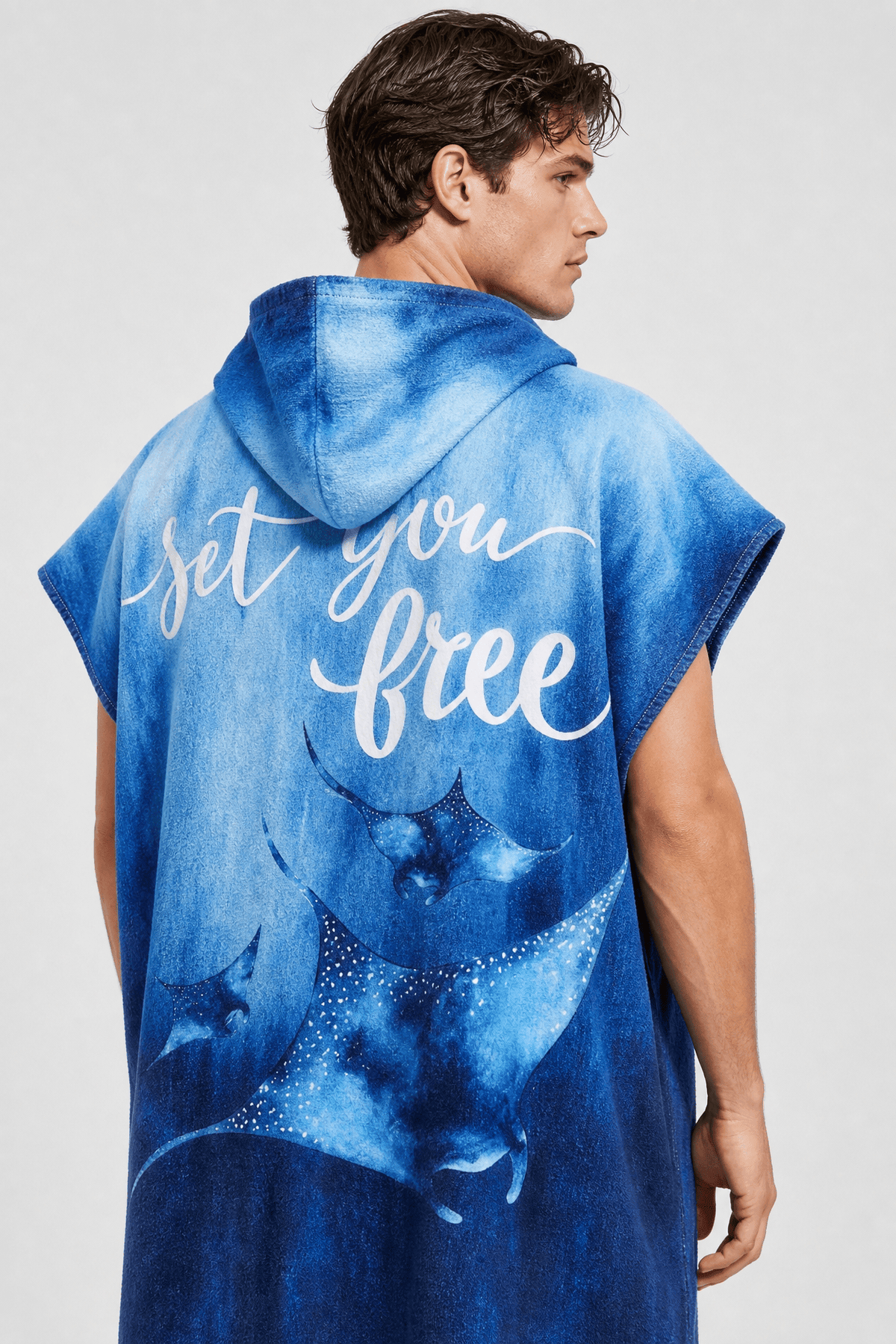 Poncho Surf avec Capuche