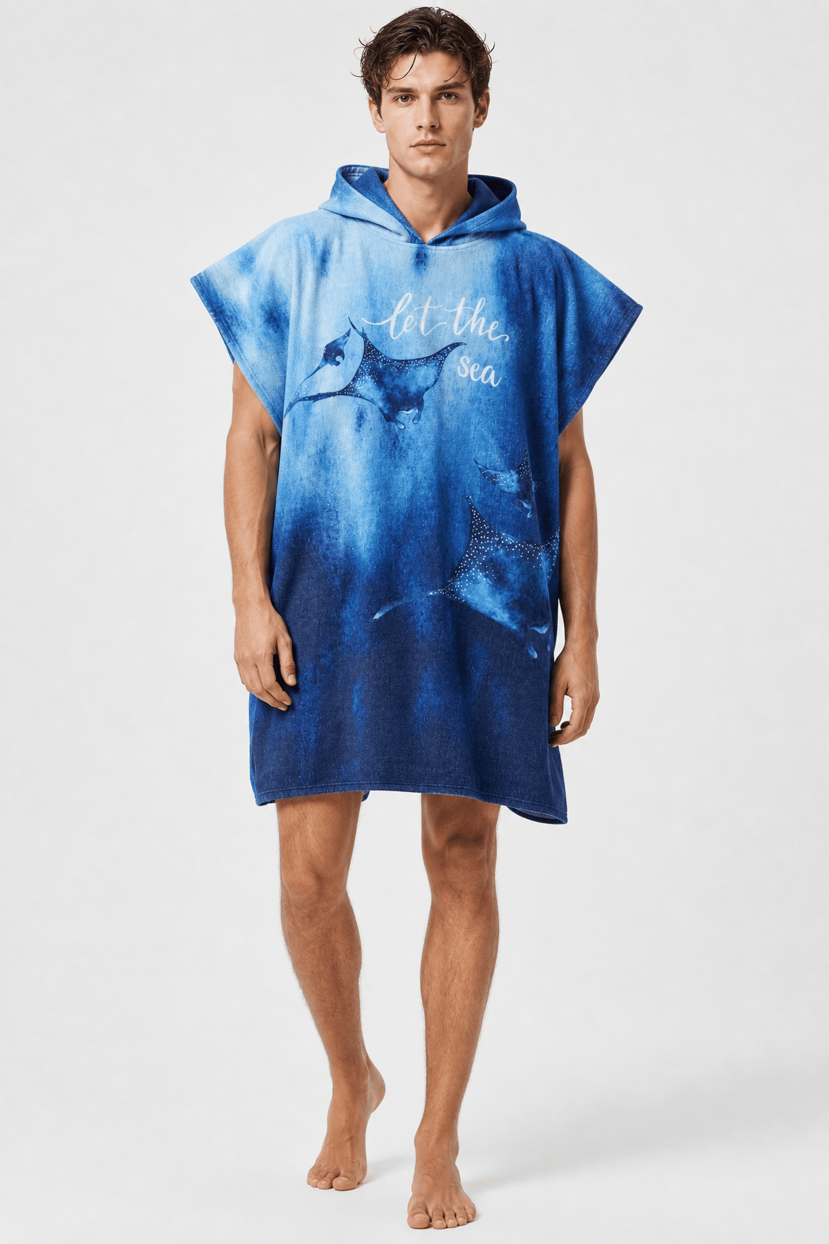 Poncho Surf avec Capuche